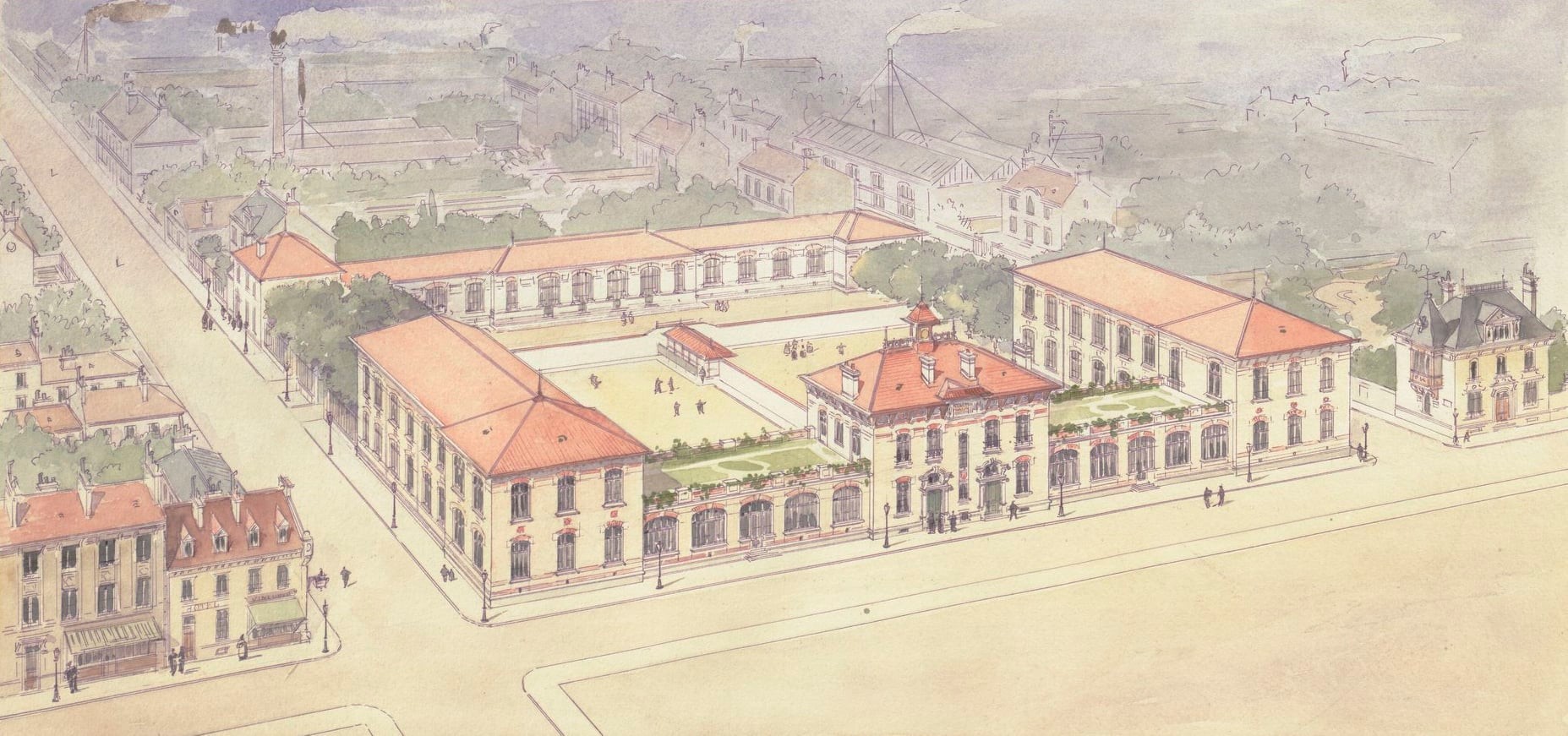 Blanqui esquisse batiment