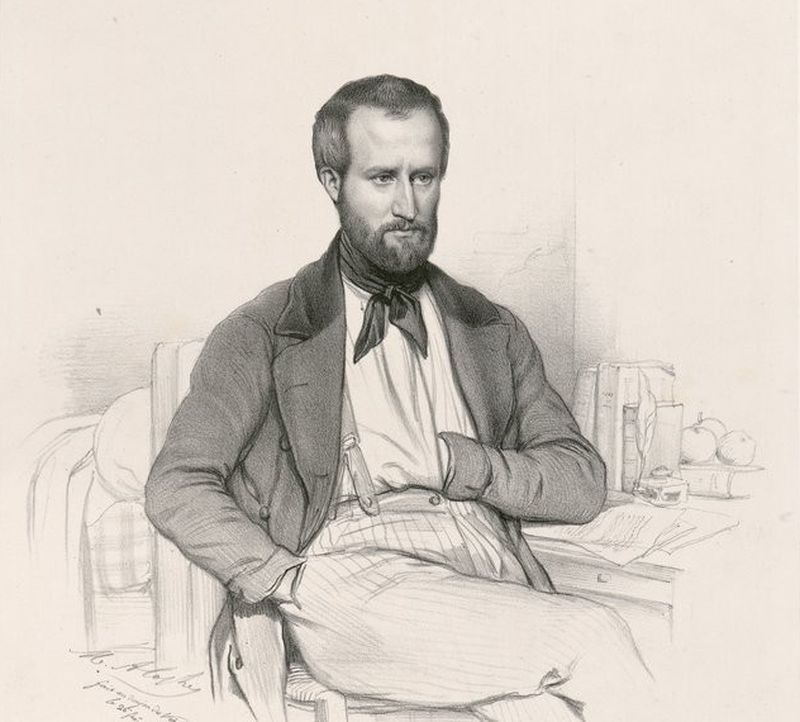 1849 Estampe Auguste Blanqui