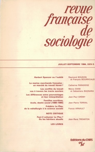 Terrail Revue sociologie