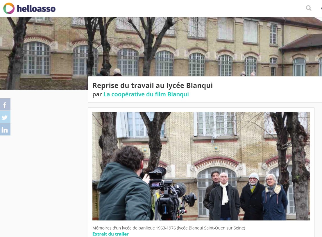 Page Collecte HelloAsso
